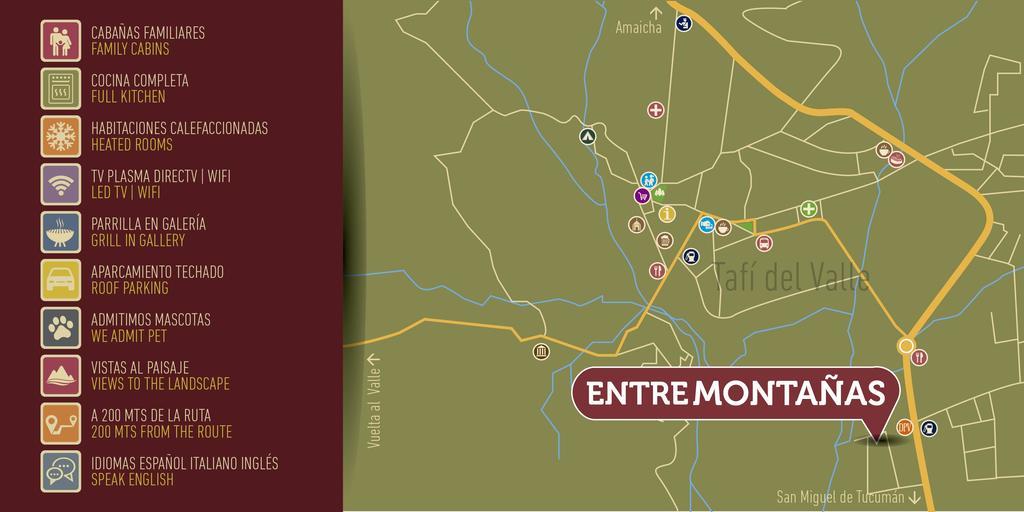 Entre Montanas Lejlighed Tafí del Valle Eksteriør billede